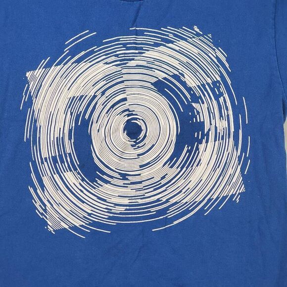 DC Boys Large Blue SS Shirt - Picture 2 of 3